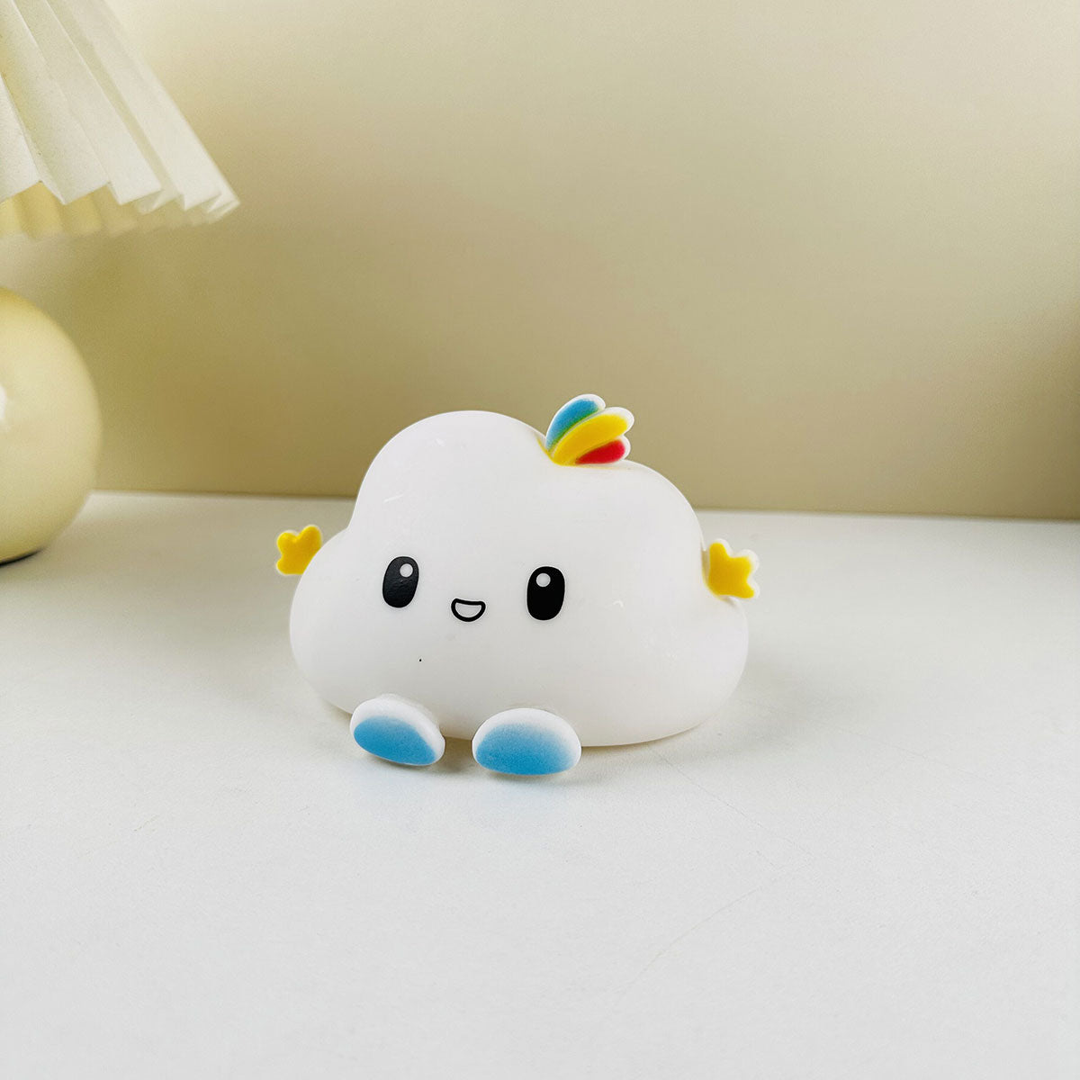 Rechargeable Cloud Silicone Night Light – Yellow & 7-Colour Mode