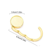 Foldable Metal Handbag Table Hook – 5 Finishes
