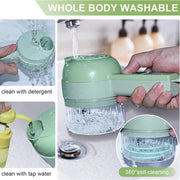 5-in-1 Rechargeable Cordless Food-Preparation Set