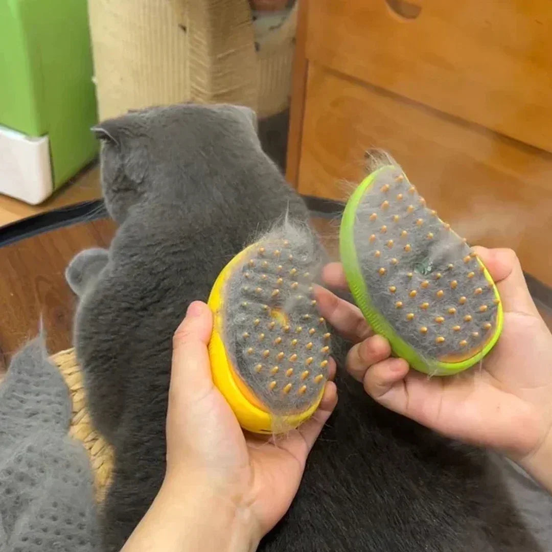 Pet Grooming Brush with Cool-Water Mist Reservoir