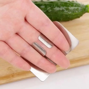 Stainless-Steel Finger Guard for Knife Preparation