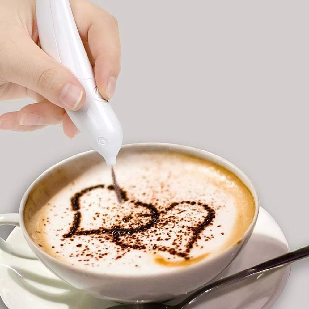 Electric Latte & Dessert Powder Decorating Pen
