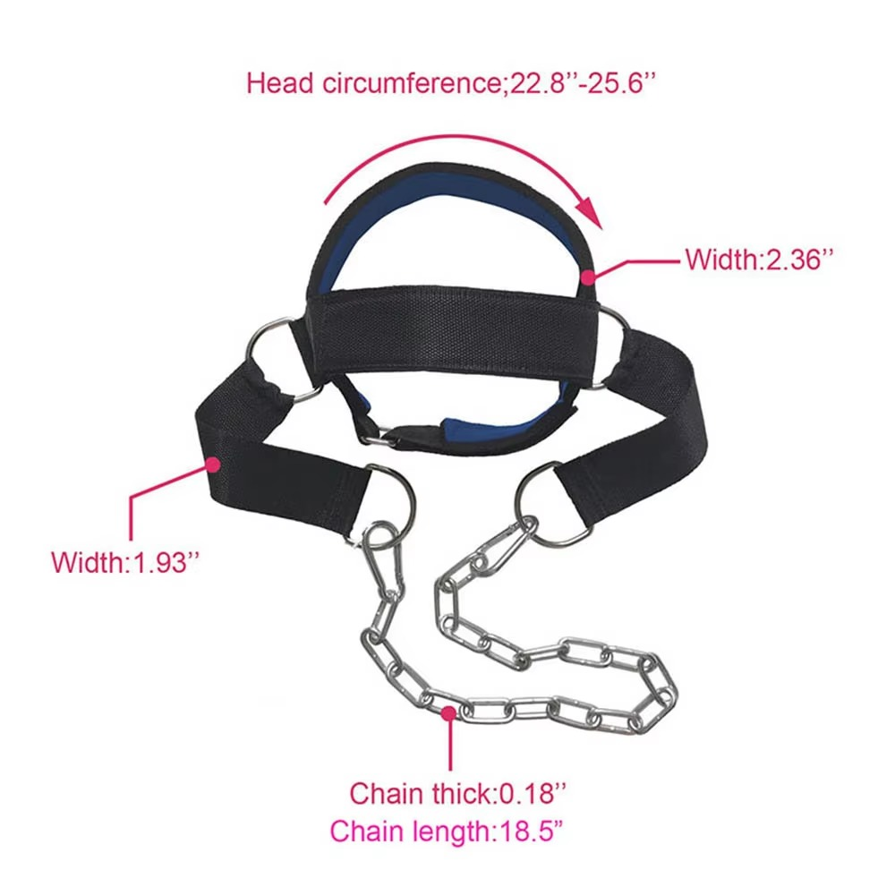 Head Neck Training Head Harness Body Strengh Exercise Strap Adjustable Neck Power Training Weight Bearing cap