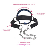 Head Neck Training Head Harness Body Strengh Exercise Strap Adjustable Neck Power Training Weight Bearing cap