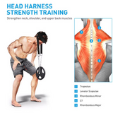 Head Neck Training Head Harness Body Strengh Exercise Strap Adjustable Neck Power Training Weight Bearing cap