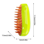Pet Grooming Brush with Cool-Water Mist Reservoir