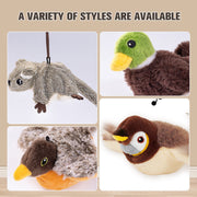 Rechargeable Flapping Bird Cat Toy with Chirping Sound & Catnip