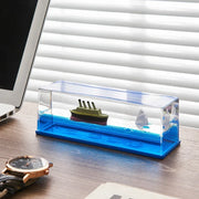 Cruise-Ship Fluid Drift Bottle & Hourglass Decoration
