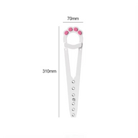 Adjustable Pet Door Latch Strap for Cat Access