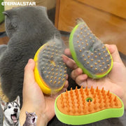 Pet Grooming Brush with Cool-Water Mist Reservoir