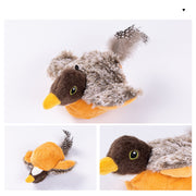 Rechargeable Flapping Bird Cat Toy with Chirping Sound & Catnip