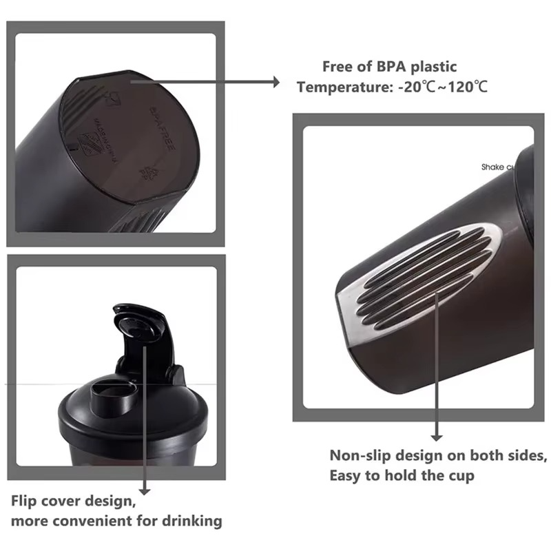 Protein Shaker Bottle