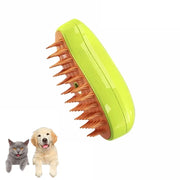 Pet Grooming Brush with Cool-Water Mist Reservoir