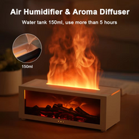 150 mL Flame-Effect Aroma Diffuser with Remote – 2 Colours