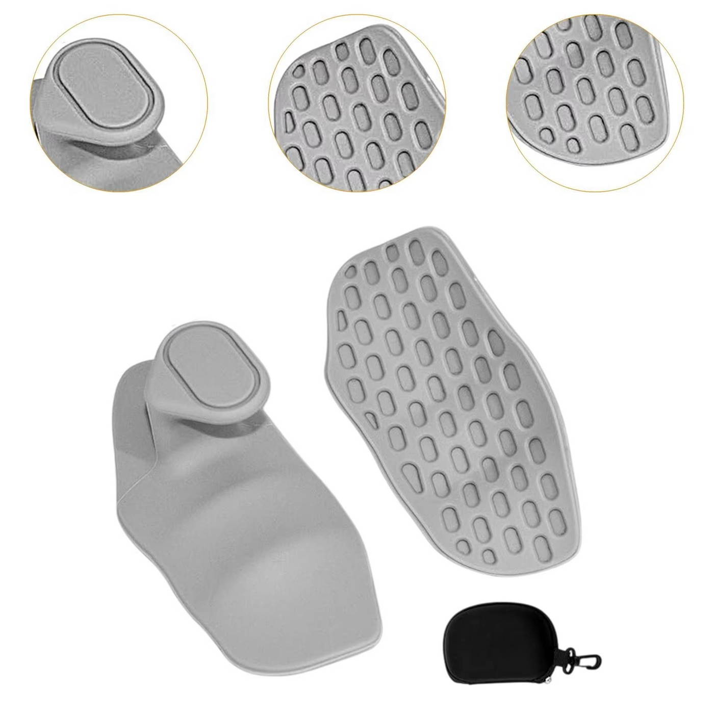 Weight-Lifting Grip Pads – Pair