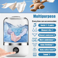 Cordless 1L Mini Washer for Underwear, Socks & Delicates