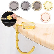 Foldable Metal Handbag Table Hook – 5 Finishes