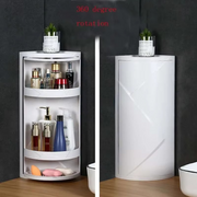 Three-Tier Rotating Corner Storage Rack
