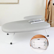 Foldable Mini Ironing Board with Washable Cover & Iron Rest