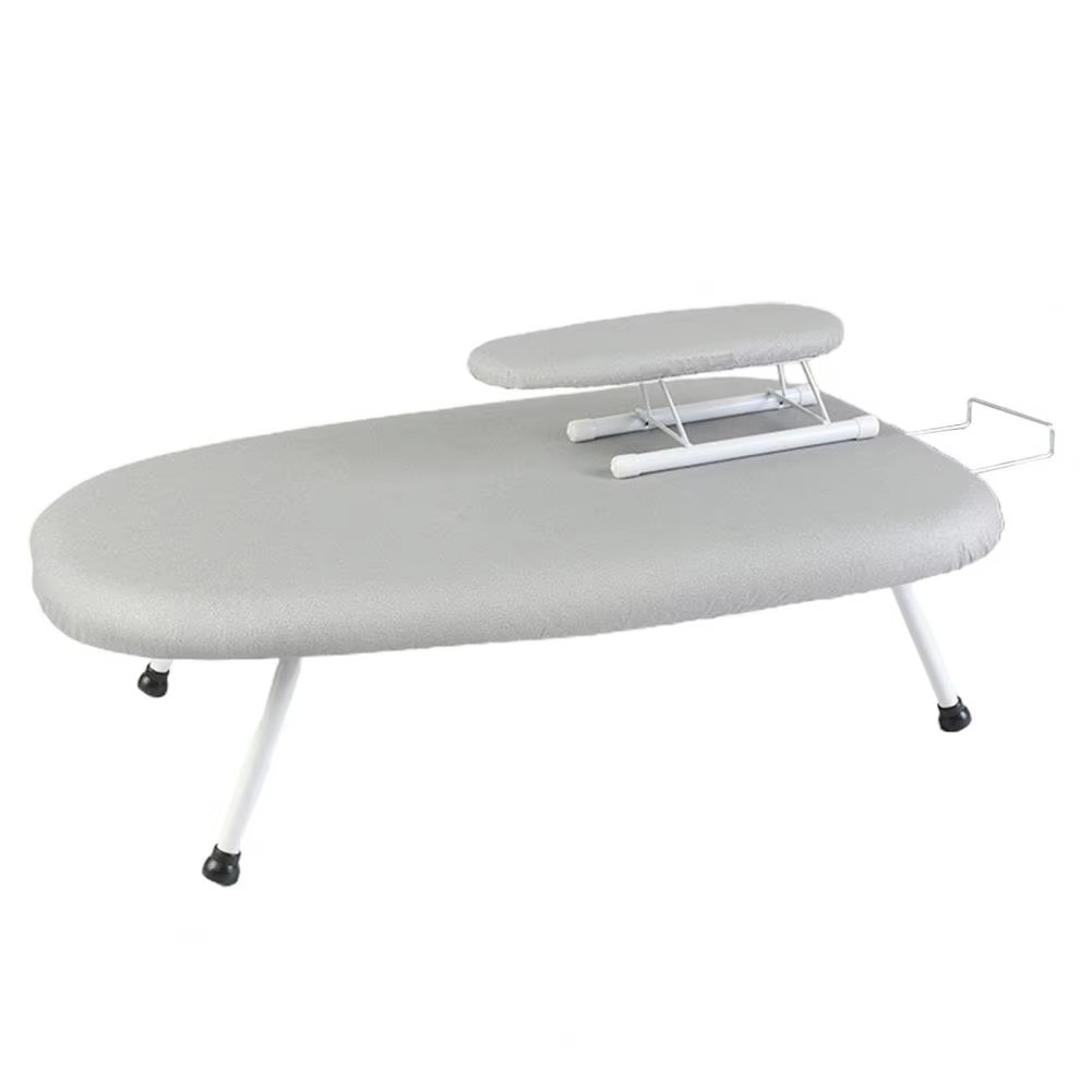 Foldable Mini Ironing Board with Washable Cover & Iron Rest