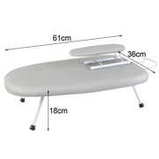Foldable Mini Ironing Board with Washable Cover & Iron Rest