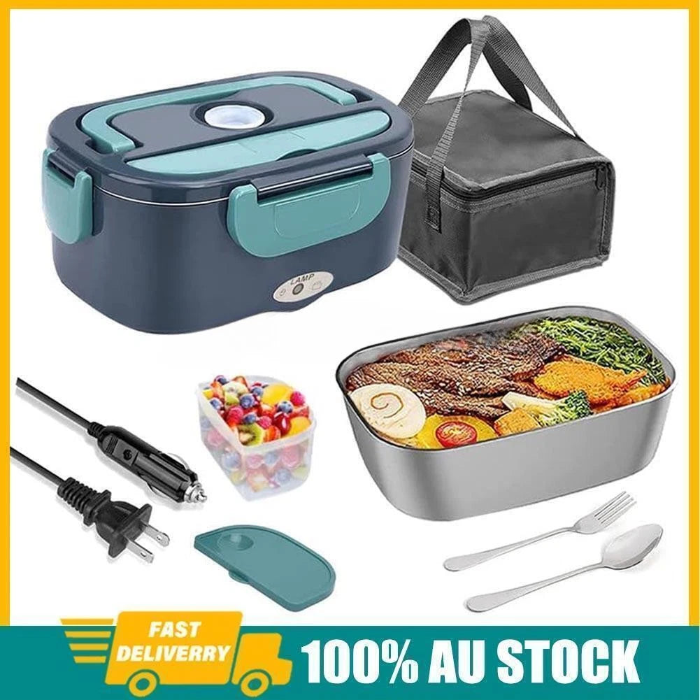 Electric Lunch Box Food Heated 12V 220V Portable Food Warmer Heater for Car/Home