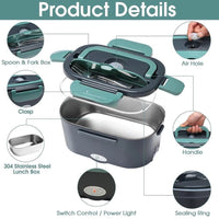 Electric Lunch Box Dark Green - image 8