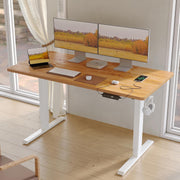 Electric Height Adjustable Standing Desk with USB-A & USB-C Charging
