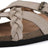 Women’s Braided-Detail Flat Sandals with Adjustable Buckle