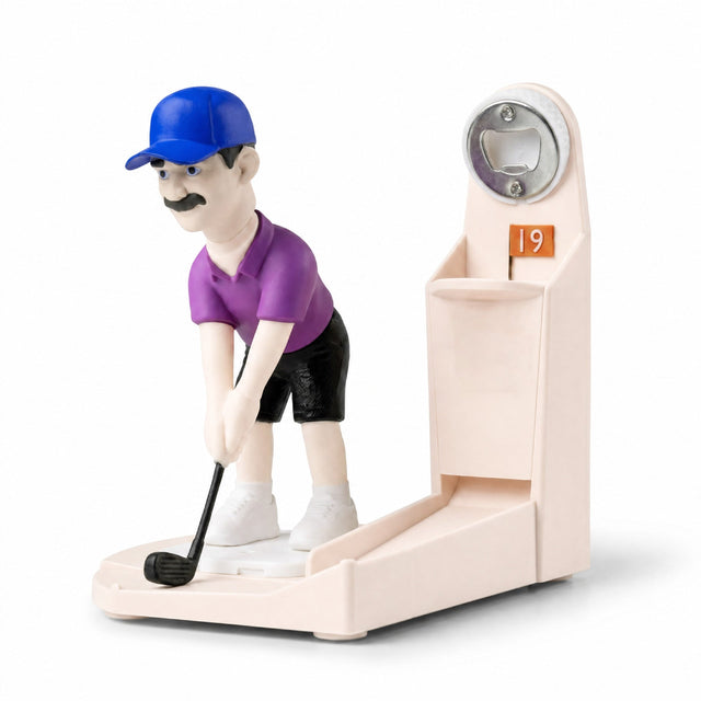 Golf swing bottle opener and cap game – image 1