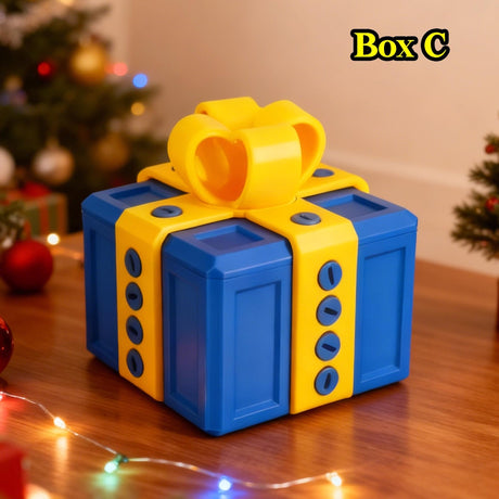 The Annoying Present with Middle Finger in A Box Gift Box with Screws Prank Surprise Pop-Up Novelty Funny Gifts for Adult Toys