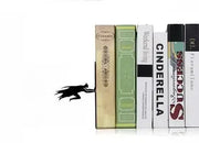 Superhero Bookend Figurines Metal Bookshelf Decor Desktop Ornament Office Desktop Accessories Bookshelf Home Decoration