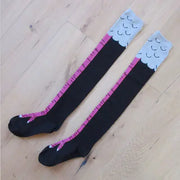 Novelty Chicken-Leg Knee-High Socks – 6 Designs