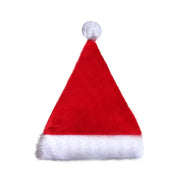 Plush LED Santa Hat for Adults & Children