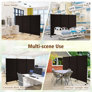 262 × 180 cm 3-Panel Rolling Room Divider – 4 Colours