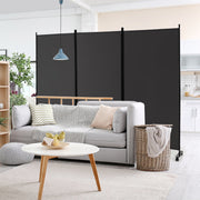 262 × 180 cm 3-Panel Rolling Room Divider – 4 Colours