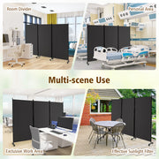 262 × 180 cm 3-Panel Rolling Room Divider – 4 Colours