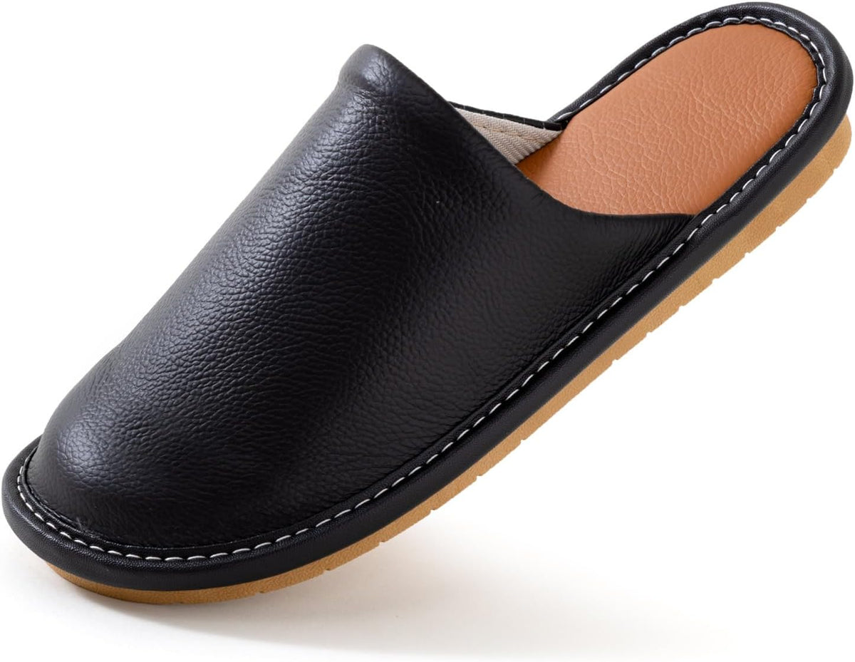 Women’s Genuine Cowhide Leather Slippers