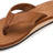 Men’s Leather Flip-Flops with Contoured Arch Support