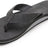 Men’s Leather Flip-Flops with Contoured Arch Support