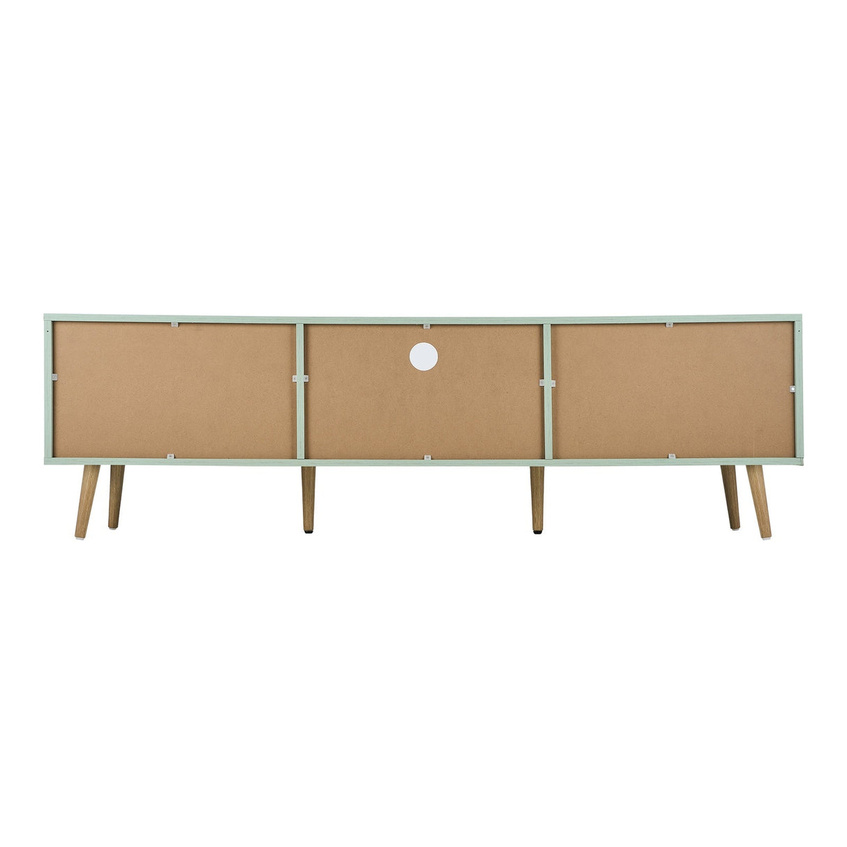 Oikiture 160cm green TV cabinet – view 7