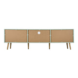 Oikiture 160cm green TV cabinet – view 7