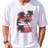 Men’s Oversized V-Neck T-Shirts – Graphic & Plain Designs