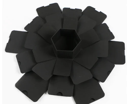 Hexagonal Multilayer DIY Photo Surprise Box – 2 Colours