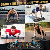 Push Up Board Foldable Adjustable Pushup Bar 56 in 1 Exercise Fitness Workout for Muscle Max Strength Training for Men Women Home Gym Equipment - image 7