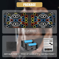 Push Up Board Foldable Adjustable Pushup Bar 56 in 1 Exercise Fitness Workout for Muscle Max Strength Training for Men Women Home Gym Equipment - image 8