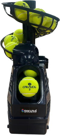 Sakurai Calflex CT-014 Soft & Hard Tennis Machine, Toss Angle and Interval 3 Levels Adjustment, 4 Height Adjustment, Dark Blue - image 2
