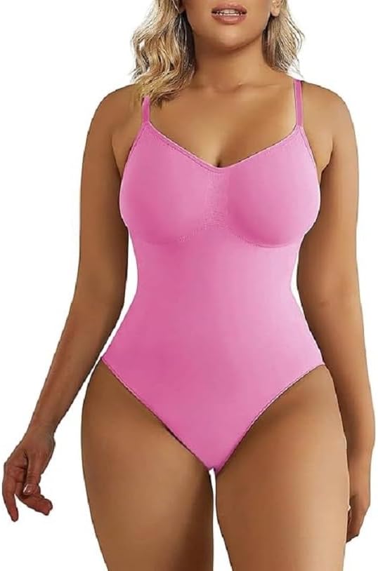 Seamless Thong Shaping Bodysuit – Pink