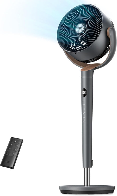 Adjustable Oscillating Pedestal Fan with DC Motor