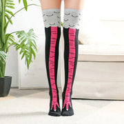 Novelty Chicken-Leg Knee-High Socks – 6 Designs